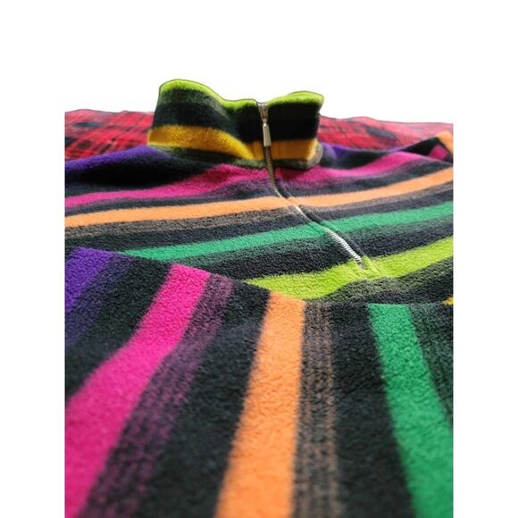 Chaus Sweater Long Sleeve 1/4 Zip Multicolor Size Medium‎ Zippered Sleeve Pocket - Picture 10 of 15